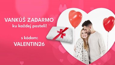 Láska k spánku sa začína v novej posteli – získate valentínsky darček zdarma! Láska k spánku sa začína v novej posteli – získate valentínsky darček zdarma!