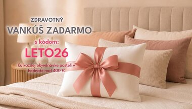 Oslávte s nami LETO – k novej posteli získate darček zadarmo!