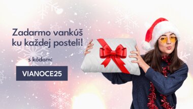 Zdravotný vankúš ZADARMO ku objednávke postele!