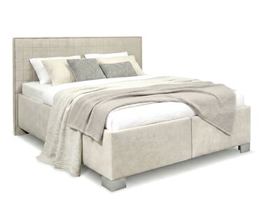 Vysoká čalúnená posteľ s úložným priestorom BELARONA Vysoká čalúnená posteľ s úložným priestorom BELARONA