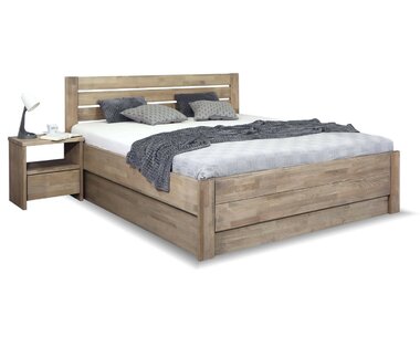 Posteľ s úložným priestorom dvojlôžko Mistral, masiv buk Posteľ s úložným priestorom dvojlôžko Mistral, masiv buk