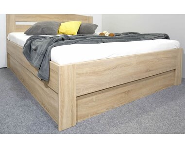Posteľ jednolôžko s úložným priestorom Maria