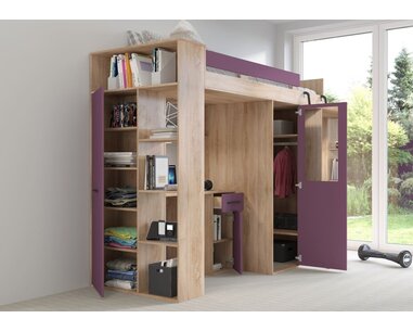 vera-dub-sonoma-fialová-pravé prevedenie pohľad z boku