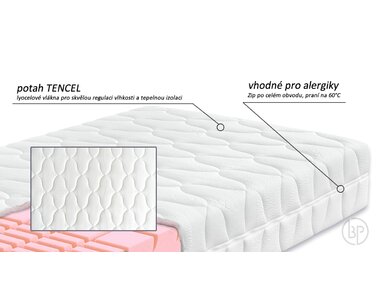 Ortopedický matrac Arelia Soft, 24cm - poťah Ortopedický matrac Arelia Soft, 24cm - poťah