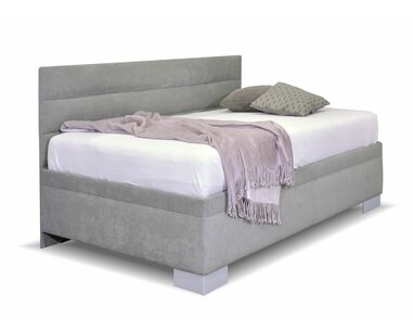 Čalúnená posteľ Niobe s bočným čelom a úložným priestorom, 90x210cm Čalúnená posteľ Niobe s bočným čelom a úložným priestorom, 90x210cm