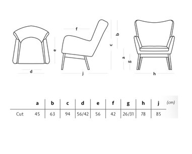Designové čalúnené kreslo BREEZE button cut