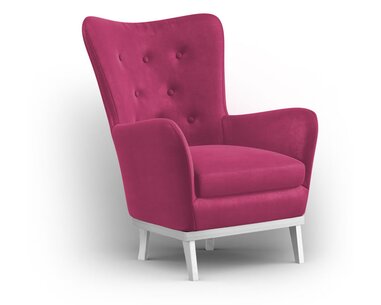 Designové čalúnené kreslo DE LUXE - podnož castel