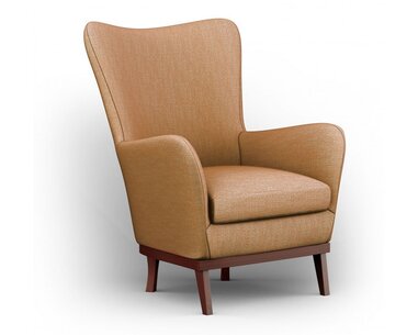 Designové čalúnené kreslo DE LUXE Clean - podnož castel