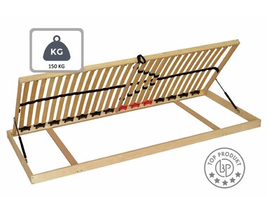 Zaťažovací vyklápací rošt Double BVP T8, 80x200cm, 28 lamiel, 150 Kg, bočný výklop Zaťažovací vyklápací rošt Double BVP T8, 80x200cm, 28 lamiel, 150 Kg, bočný výklop