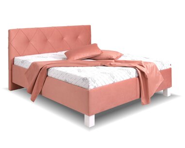 Čalúnená posteľ  Nero, s roštom a úložným priestorom