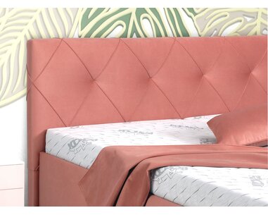 Čalúnená posteľ  Nero, s roštom a úložným priestorom