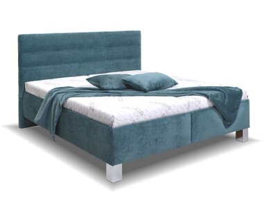 Čalúnená posteľ Wally, s roštom a úložným priestorom