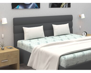 Čalúnená posteľ Wally, s roštom a úložným priestorom