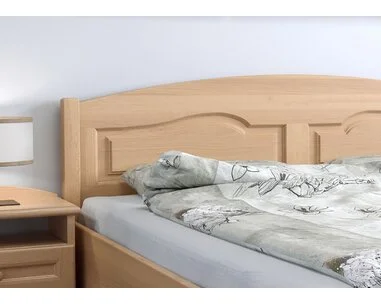 Vysoká drevená buková posteľ VANESA - pohľad č. 3