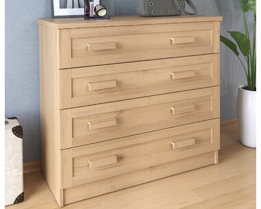 Komoda 4 - zásuvková LAURA, masív buk