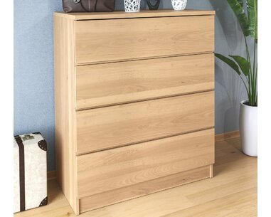 Komoda 4 - zásuvková LEA, masív buk