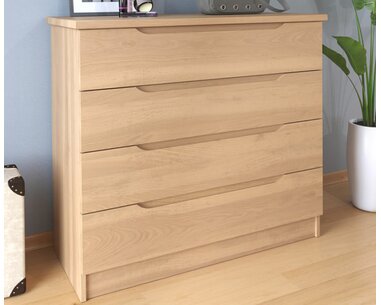 Komoda 4 - zásuvková PEGAS, masív buk