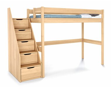 Poschodová posteľ JUNIOR 17, masív buk Poschodová posteľ JUNIOR 17, masív buk