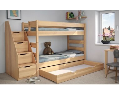 Detail - posteľ so schodmi JUNIOR 4
