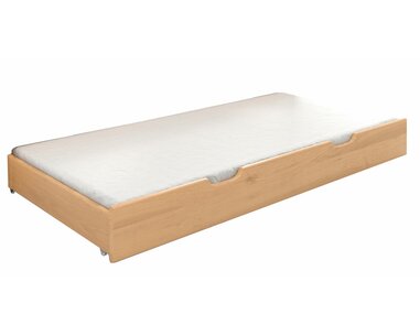 Prístelka pod postele JUNIOR, masiv buk  Prístelka pod postele JUNIOR, masiv buk