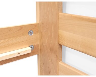 Zvýšená posteľ jednolôžko MIVA, 120x200, masív buk