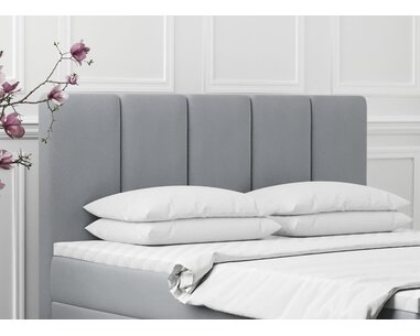 Vysoká posteľ boxspring ADEL, s matracami a topperom, 140x200cm - pohľad č. 4