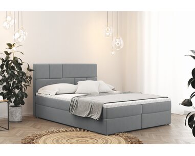 Zvýšená posteľ boxspring BALI, s matracmi a topperom - pohľad č. 4