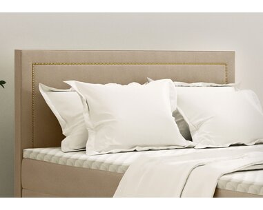 Vysoká posteľ boxspring GOLDEN, s matracmi a topperom - pohľad č. 4