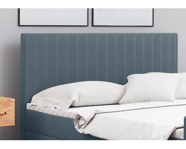 Posteľ boxspring s čelami LANTINO, matrace a topper v cene, 140x200cm - pohľad č. 4