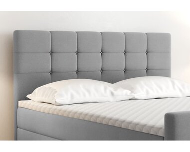 Posteľ boxspring s čelami MARIN, matrace a topper v cene, 140x200cm - pohľad č. 4