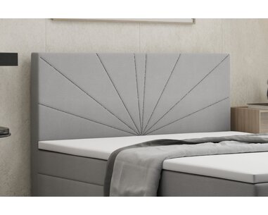Vysoká posteĽ boxspring ROSE, s matracmi a topperom, 140x200cm - pohľad č. 4