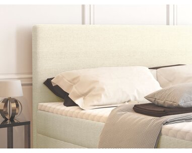 Posteľ boxspring s čelami SCALA, matrace a topper v cene - pohľad č. 3