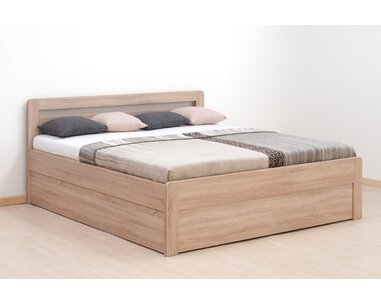 Manželská posteľ dvojlôžko s úložným priestorom MARIKA-oblá, 160x200, 180x200 cm, boční výklop Manželská posteľ dvojlôžko s úložným priestorom MARIKA-oblá, 160x200, 180x200 cm, boční výklop