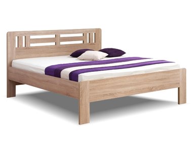 Manželská posteľ dvojlôžko Ella Moon-oblá, lamino