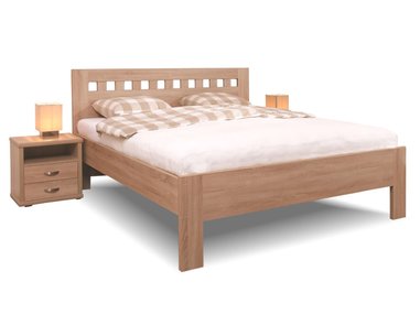 Manželská posteľ dvojlôžko Ella Mosaic, lamino