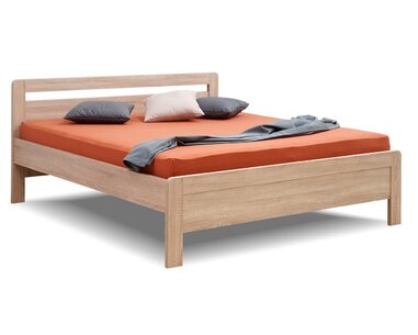 Manželská posteľ dvojlôžko KARLO - oblé, lamino, 160x200, 180x200 cm