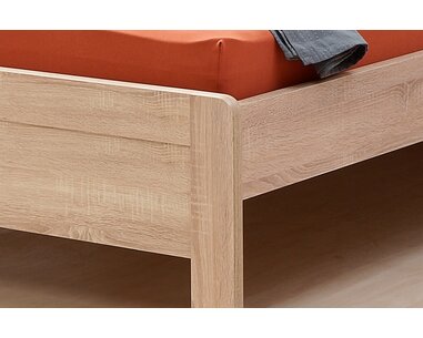 Manželská posteľ dvojlôžko KARLO - oblé, lamino, 160x200, 180x200 cm