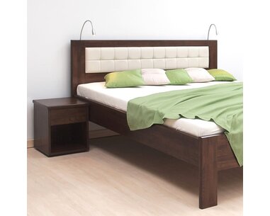 Nočný stolík so zásuvkou Úzky, masív buk cink jadrový