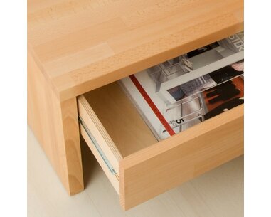 Nočný stolík Klasik, masív buk cink Nočný stolík Klasik, masív buk cink