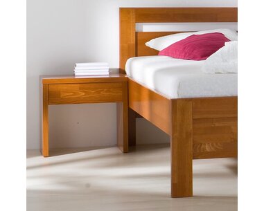 Nočný stolík Klasik, masív buk cink Nočný stolík Klasik, masív buk cink