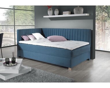Americká posteľ boxspring s úložným priestorom NOVO
