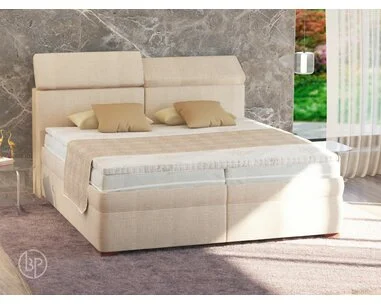 Americká posteľ boxspring YOGA, s úložným priestorom - pohľad č. 1