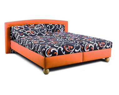 Čalouněná postel MAXRELAX, s úložným prostorem