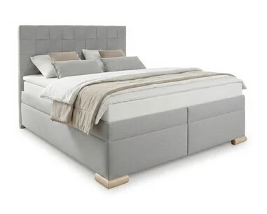 Americká posteľ boxspring GIARDINO, s úložným priestorom - pohľad č. 2