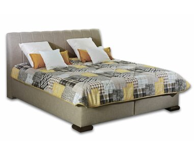 Vyvýšená čalúnená posteľ s úložným priestorom CASSA Vyvýšená čalúnená posteľ s úložným priestorom CASSA