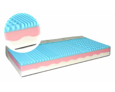 Stredne tvrdý matrac TERAFLEX, 21cm, 130kg, pamäťová pena Stredne tvrdý matrac TERAFLEX, 21cm, 130kg, pamäťová pena