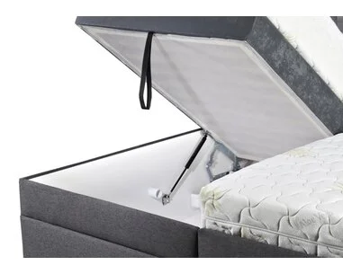 Americká posteľ boxspring GIARDINO, s úložným priestorom - pohľad č. 4