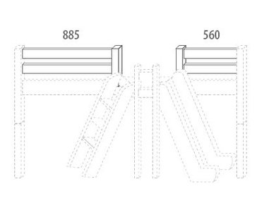 Zábrana C D916/BC - Domino, masív buk Zábrana C D916/BC - Domino, masív buk