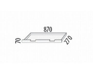 Zásuvka k stolu D733, masív smrek