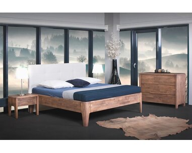 Zvýšená posteľ z masívu Fantazie F304, masív buk